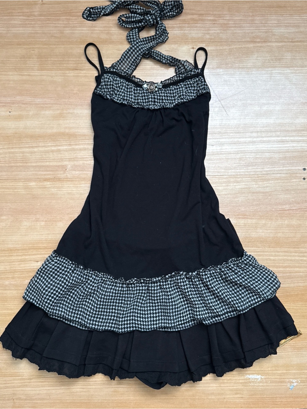 axes femme houndstooth cami